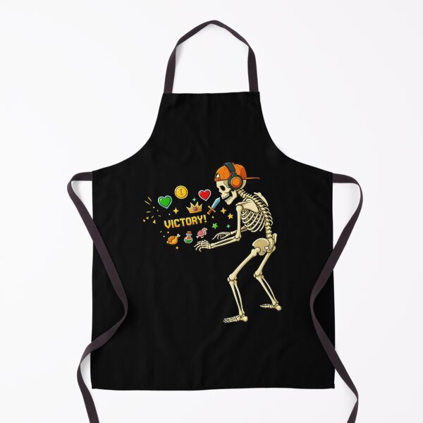 Item preview, Skeleton Gamer Victory Arcade Retro designed and sold by OlyvieArt.