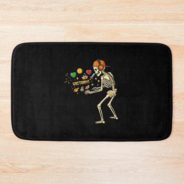 Item preview, Skeleton Gamer Victory Arcade Retro designed and sold by OlyvieArt.