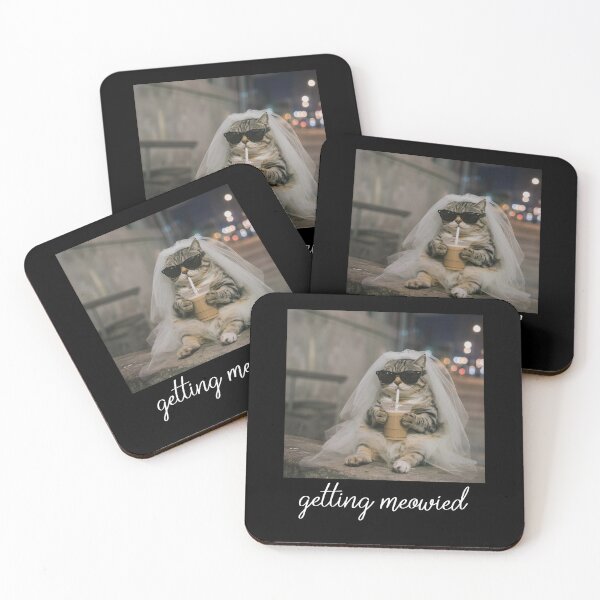 Item preview, Getting Meowied Funny Cat designed and sold by charoen-design.