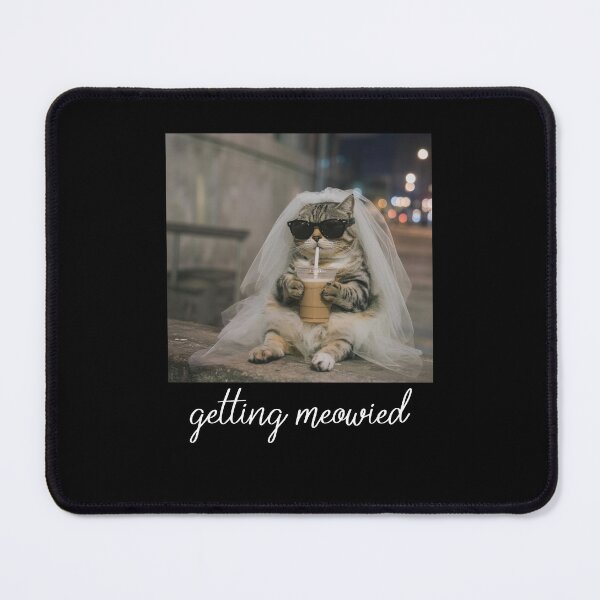Item preview, Getting Meowied Funny Cat designed and sold by charoen-design.