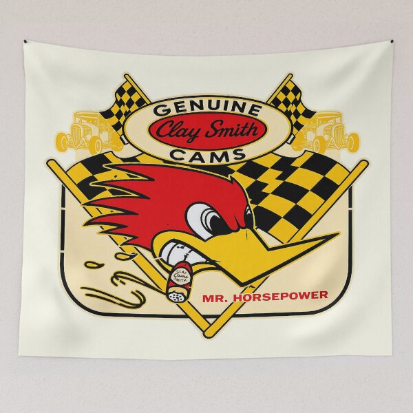 Item preview, Clay Smith Cams Mr Horsepower Vintage Hot Rod Logo designed and sold by EdGraphy.