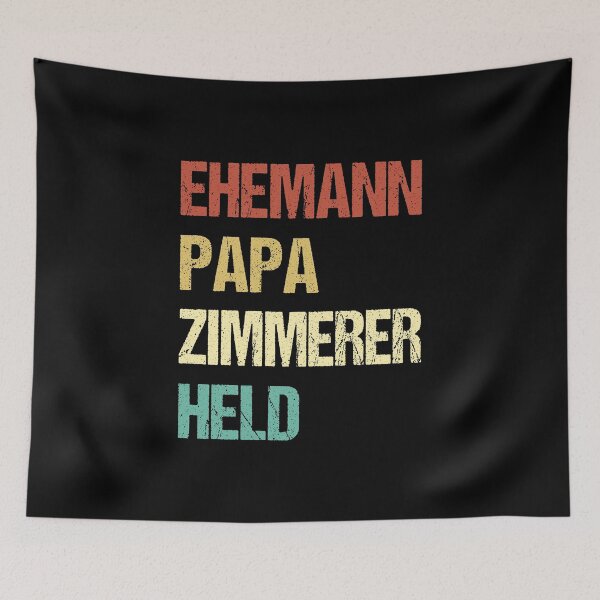 Item preview, Carpenter, husband, dad, hero, vintage design designed and sold by Loona97.