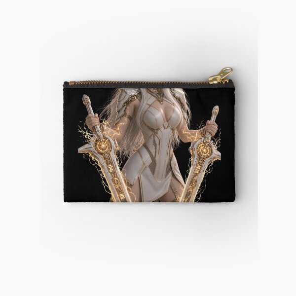 Item preview, Chrono Mage Beautiful Futuristic Cyberpunk Girl Art designed and sold by EvolutionMerch.