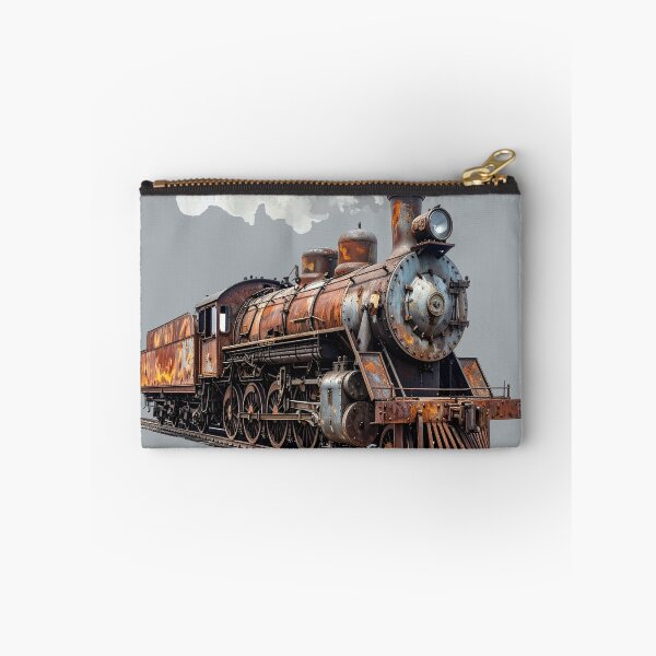 Item preview, Rusty steam locomotive with transparent steam designed and sold by LiskoDesign.