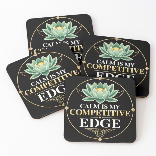 Item preview, Calm Is My Competitive Edge. Elegant Zen Lotus designed and sold by Aarvya Fashion Club ( A.F.C ).