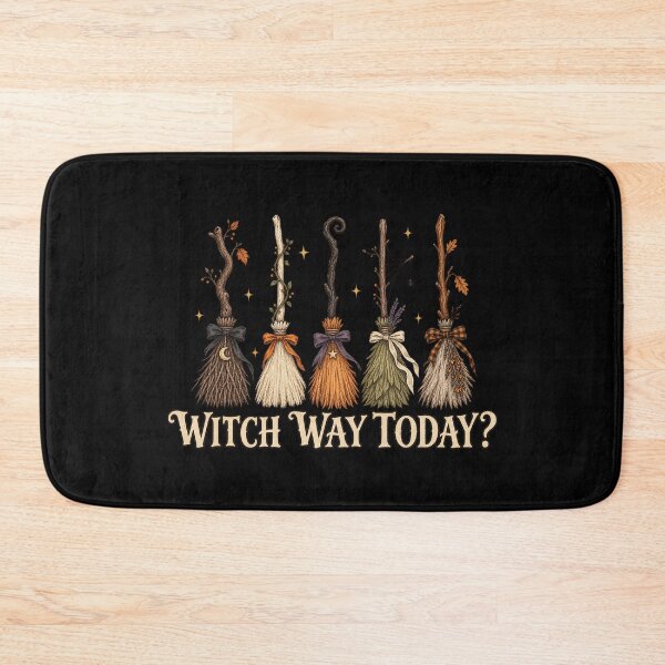 Item preview, Copy of Witch Broom Options Folk Halloween Art designed and sold by AMICO77.