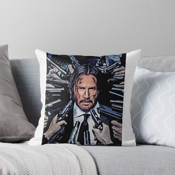 Item preview, John Wick Inspired Action Movie Design Featuring Stylized Assassin Artwork designed and sold by Elena Aragoneses.