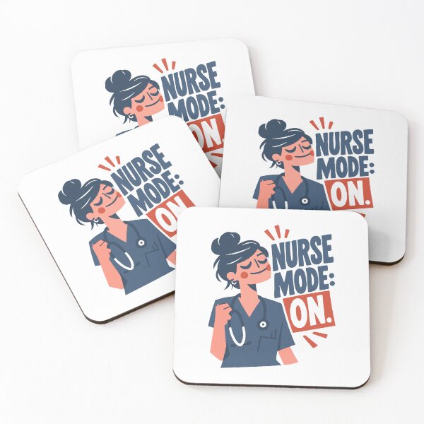 Item preview, Nurse Mode: ON — Funny Nurse Medical Apparel designed and sold by KiwyStudio.