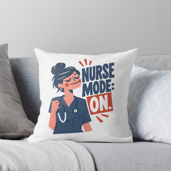 Item preview, Nurse Mode: ON — Funny Nurse Medical Apparel designed and sold by KiwyStudio.