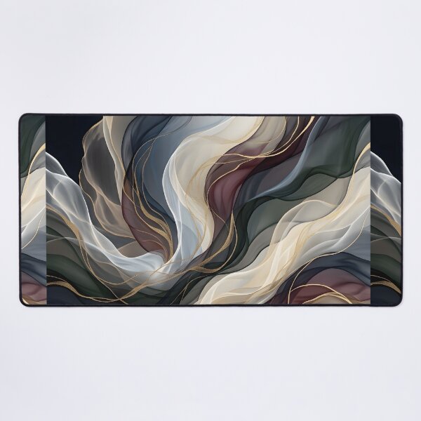 Item preview, Luxury Dark Fluid Abstract Art designed and sold by hutofdesigns.