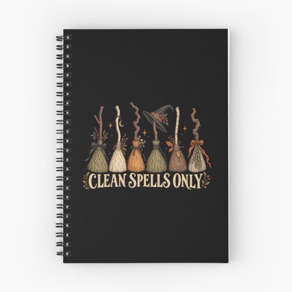Item preview, Clean Spells Only Witch Broom Collection designed and sold by AMICO77.