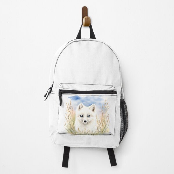 Item preview, Cute Watercolor Arctic Fox in Meadow Grass designed and sold by Hackl20.