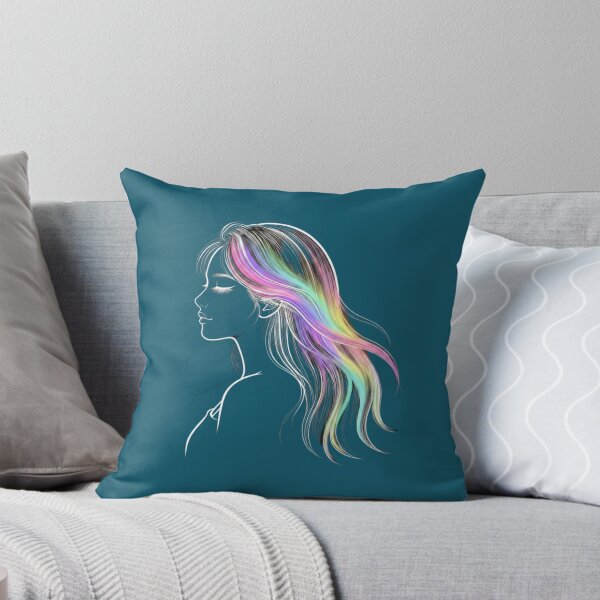 Item preview, Neon Glow Hairline Woman Line Art. designed and sold by Mattigiov.
