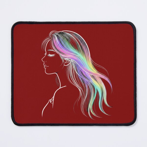 Item preview, Neon Glow Hairline Woman Line Art. designed and sold by Mattigiov.