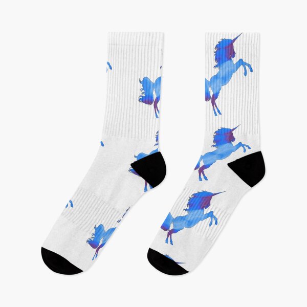 Item preview, Blue unicorns designed and sold by Yamy Morrell Art and Design.