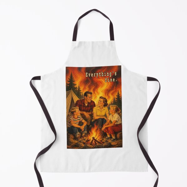 Item preview, Just keep camping, everything's fine. designed and sold by Jason A. Clark.