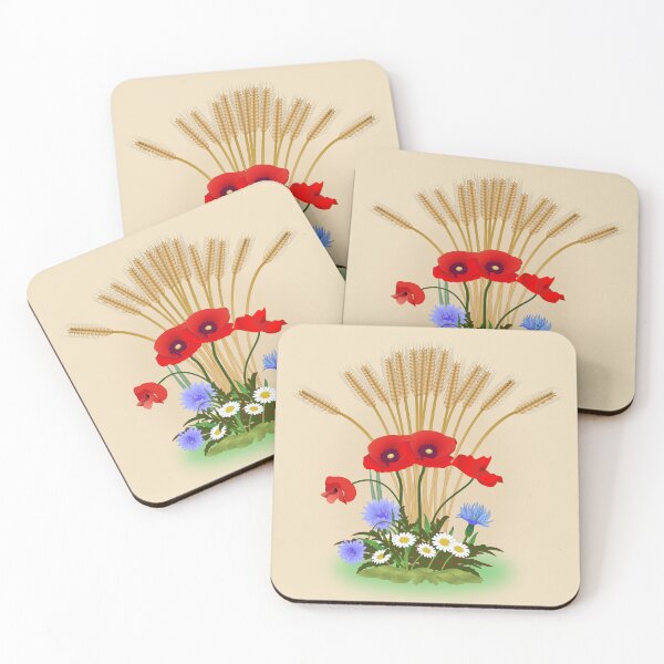 Item preview, wheat field flower invasion designed and sold by ChimaHome.