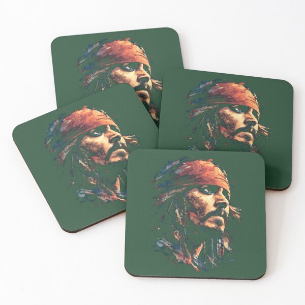 Item preview, Captain Jack Sparrow Pirates of the Caribbean Johnny Depp Black Pearl Compass Rum Kohl Eyes Dreadloc (1) designed and sold by Streetsignsani.