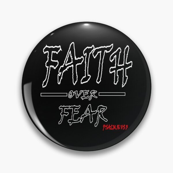 Item preview, Faith Over Fear Psalm 56 Vs 3 Distressed Typography Art designed and sold by Francisbb.