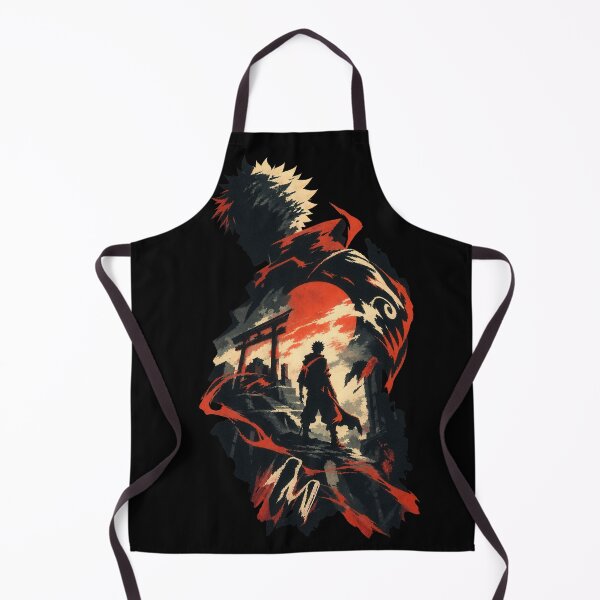 Item preview, Yuji Itadori Sukuna Red Black Silhouette designed and sold by · GAMING SOUL ·.