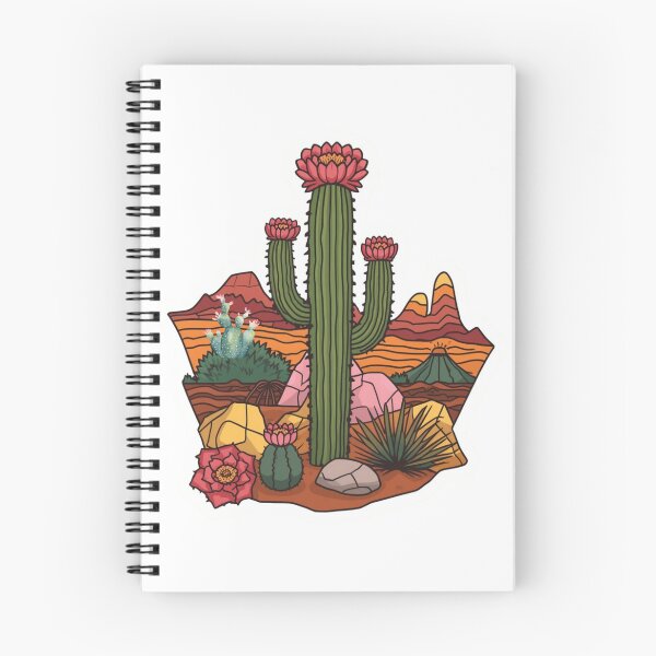 Item preview, Desert Cactus Garden with Blooming Cacti Southwestern Desert Landscape designed and sold by Pandey14.