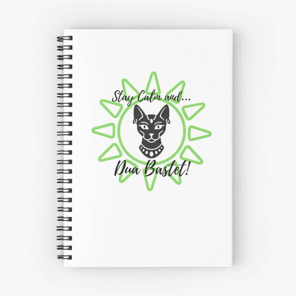 Item preview, Stay Calm and Dua Bastet designed and sold by Witch Joseph.