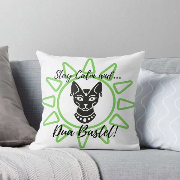Item preview, Stay Calm and Dua Bastet designed and sold by Witch Joseph.