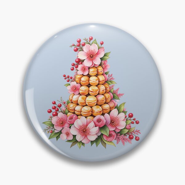 Item preview, Floral French Croquembouche Wedding Dessert designed and sold by Alicia Chee.