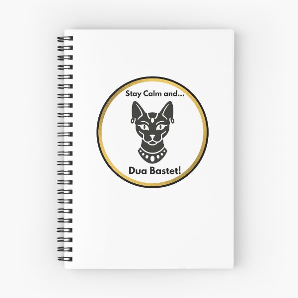 Item preview, Stay Calm and Dua Bastet designed and sold by Witch Joseph.