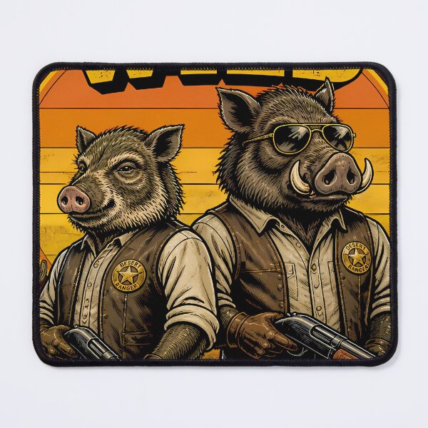 Item preview, Protectors of the Wild – Vintage Javelina Desert Rangers designed and sold by Art-Arcade6.