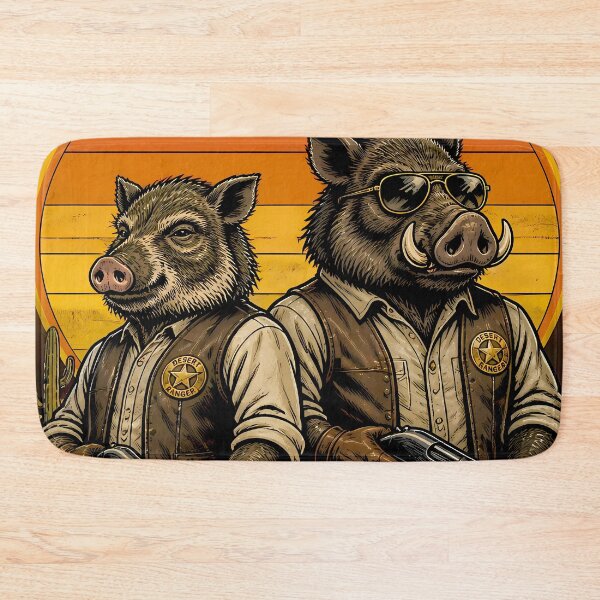 Item preview, Protectors of the Wild – Vintage Javelina Desert Rangers designed and sold by Art-Arcade6.