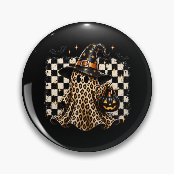 Item preview, Leopard Print Ghost Witch Hat designed and sold by calicito.