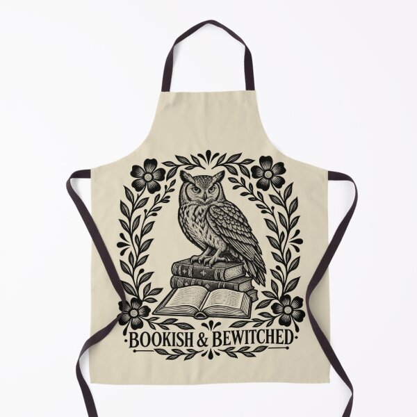 Item preview, Bookish & Bewitched Gothic Owl Reader designed and sold by POD DYNASTY | Original Print On Demand T-Shirt Graphics.