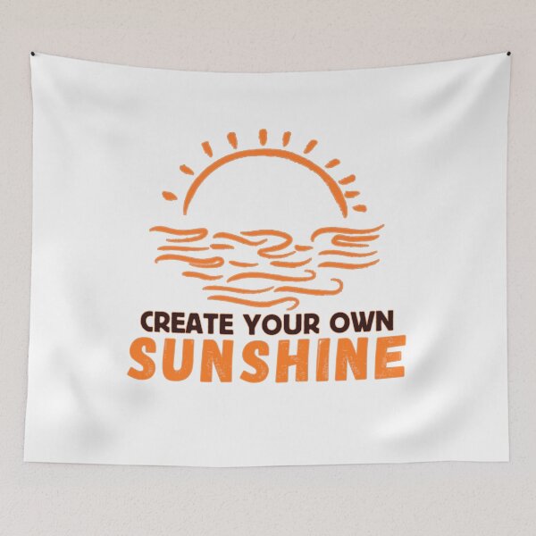 Item preview, Create Your Own Sunshine Retro Typography designed and sold by Gopal Verma.