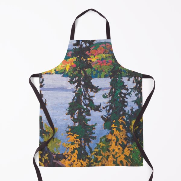 Item preview, Brilliant autumn fall colors, the Montreal River mountain forest landscape by Lawren S. Harris designed and sold by Jéanpaul Ferro.