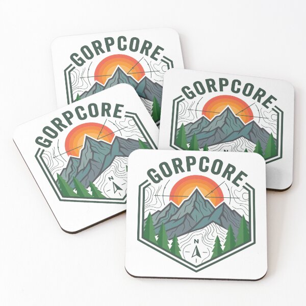 Item preview, Gorpcore Mountain Hiking Outdoor Adventure T-shirt and sticker Design designed and sold by Billium Halder.