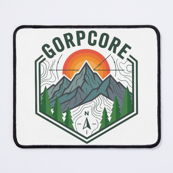 Item preview, Gorpcore Mountain Hiking Outdoor Adventure T-shirt and sticker Design designed and sold by Billium Halder.
