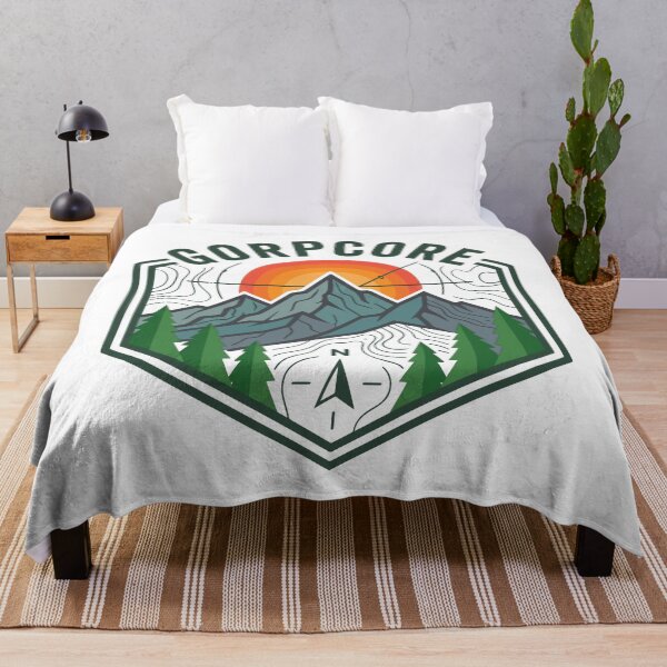 Item preview, Gorpcore Mountain Hiking Outdoor Adventure T-shirt and sticker Design designed and sold by Billium Halder.