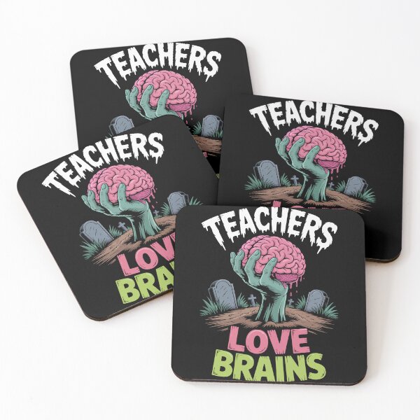 Item preview, TEACHERS LOVE BRAINS designed and sold by jkrphoto.