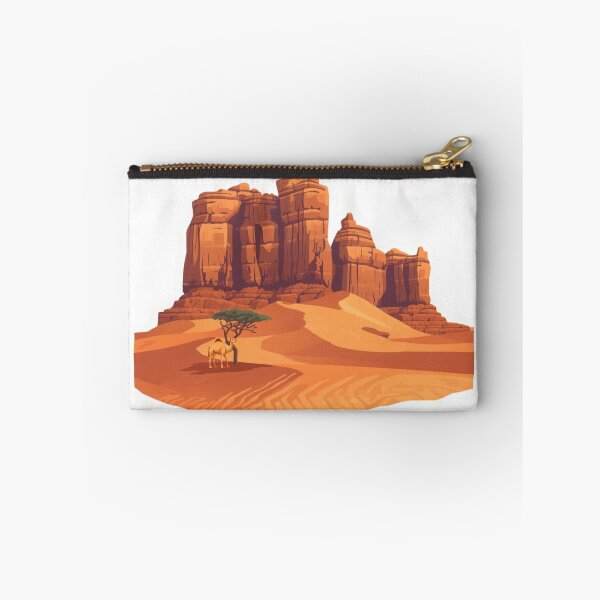 Item preview, Desert Canyon Landscape with Camel | Southwestern Desert Scenery Art designed and sold by Pandey14.