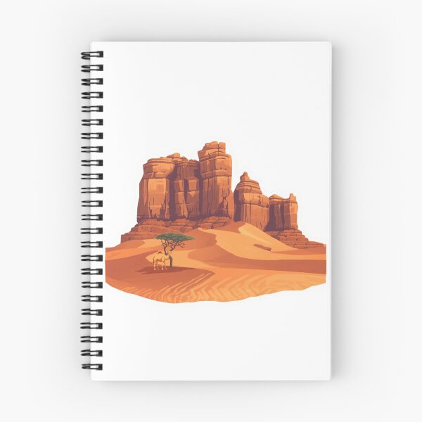 Item preview, Desert Canyon Landscape with Camel | Southwestern Desert Scenery Art designed and sold by Pandey14.