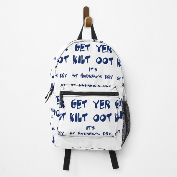 Item preview, Get Yer Kilt Oot Its St Andrews Day Fun Blue Text designed and sold by taiche.