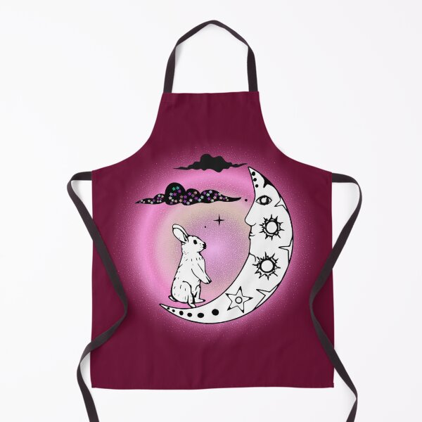 Item preview, Dreamy Heart warming illustration of a Rabbit sitting on the moon designed and sold by mooncakekaro.