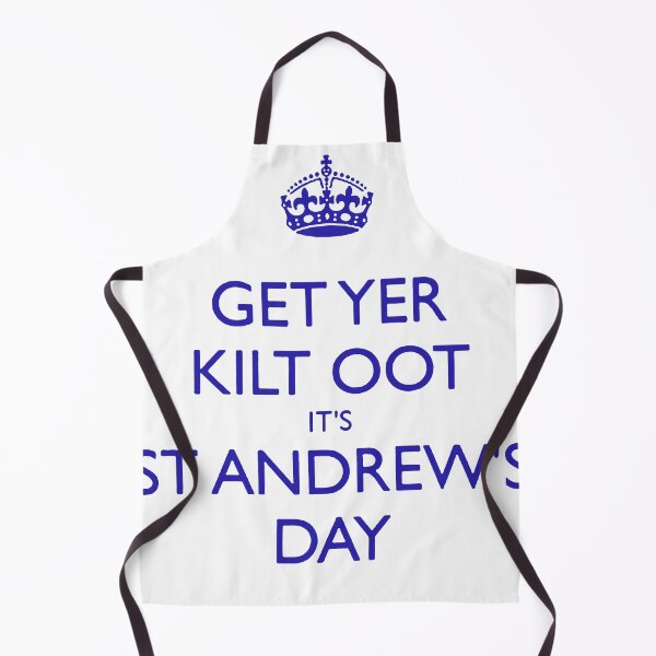 Artikelvorschau, Holt eure Kilts raus, es ist St. Andrews Tag! (Blauer Text) entworfen und verkauft von taiche.