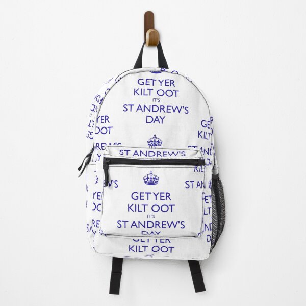 Item preview, Get Yer Kilt Oot Its St Andrews Day Blue Text designed and sold by taiche.