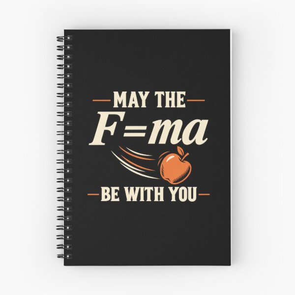 Item preview, May the F=ma Be With You — Physics Pun designed and sold by MotionBanana Art.
