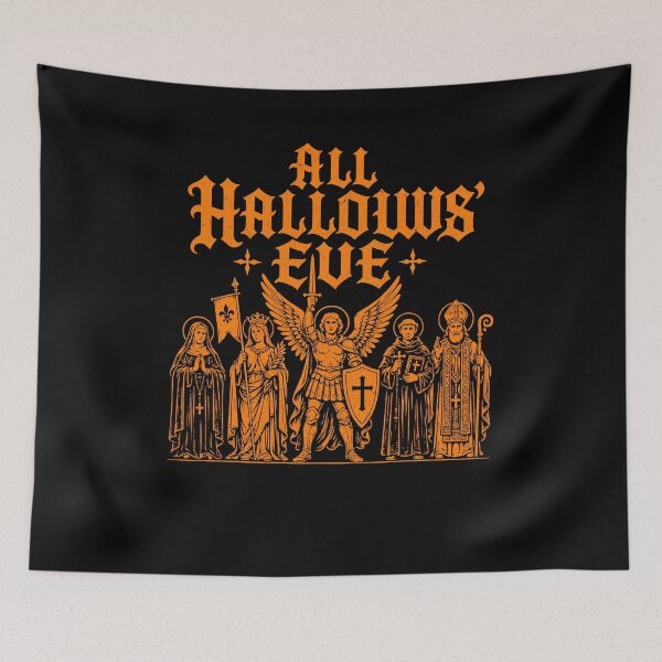 Item preview, All Hallows Eve Catholic Saints designed and sold by ellapaintcoast.