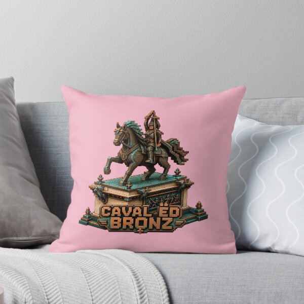 Item preview, Caval ed Bronz Torino Estatua Ecuestre Blocky Voxel Art designed and sold by Torinostalgia.