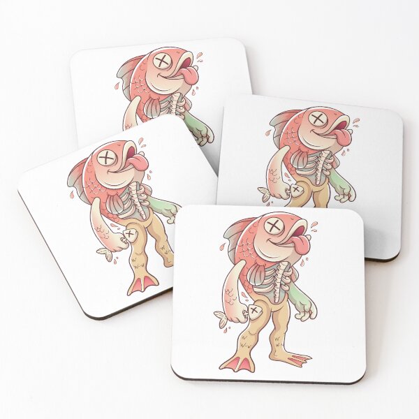 Item preview, Funny Zombie Fish Creature Cartoon designed and sold by Rupesh-Art26.