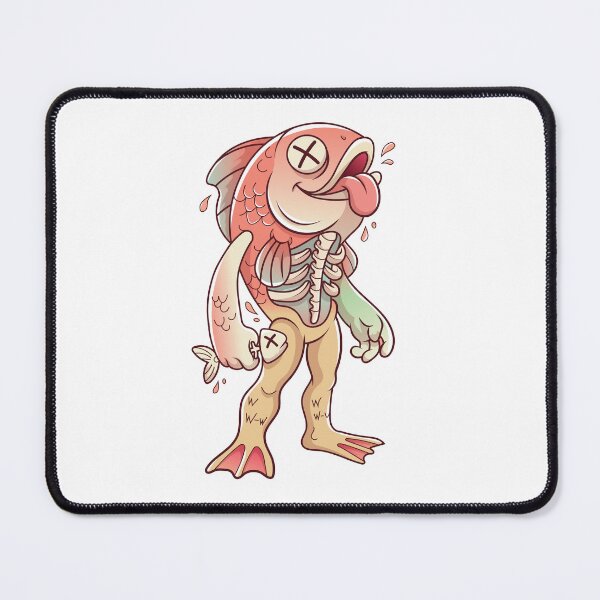 Item preview, Funny Zombie Fish Creature Cartoon designed and sold by Rupesh-Art26.